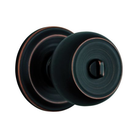 BRINKS COMMERCIAL Brinks Push Pull Rotate Stafford Oil Rubbed Bronze Entry Knob KW1 1.75 in. 23021-150